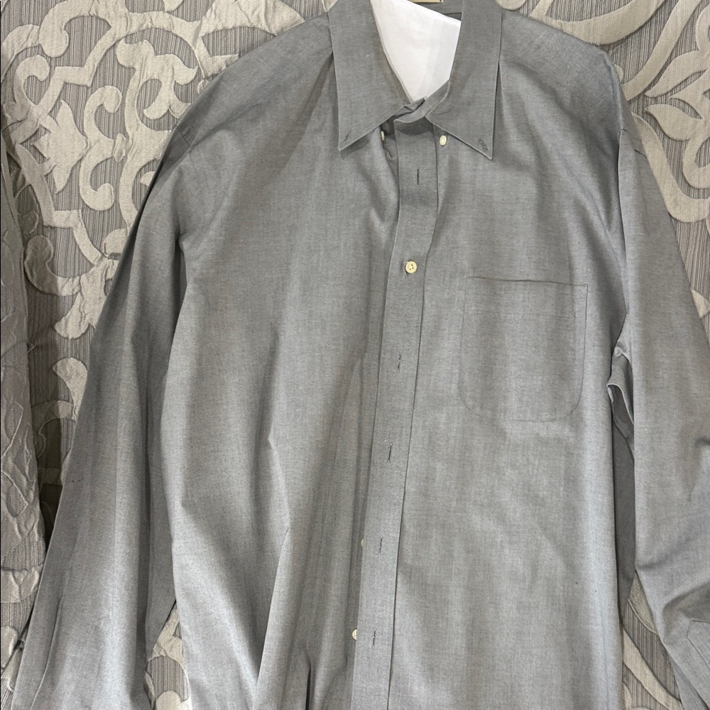 Eddie Bauer Men's Charcoal Dress Shirt